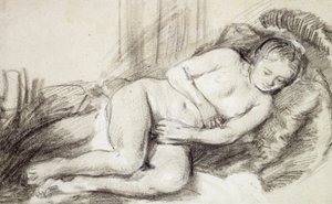 Nudo femminile reclinato